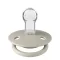 Bibs De Lux Round Silicone Sand homok színű kerek szilikon cumi egyméret 0-36 hó