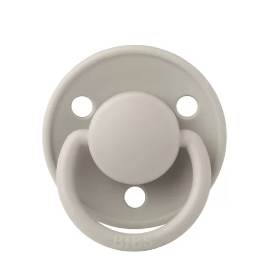 Bibs De Lux Round Silicone Sand homok színű kerek szilikon cumi egyméret 0-36 hó