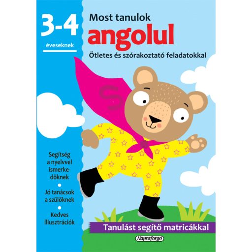 Napraforgó Most tanulok... angolul (3-4 éveseknek)