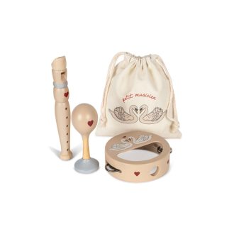 Konges Sløjd Fa zene szett hattyú mintás