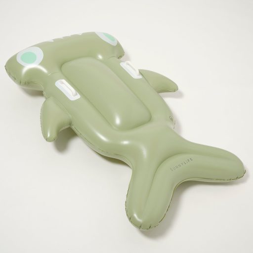 Sunnylife Gyerek felfújható matrac - Salty the Shark Khaki