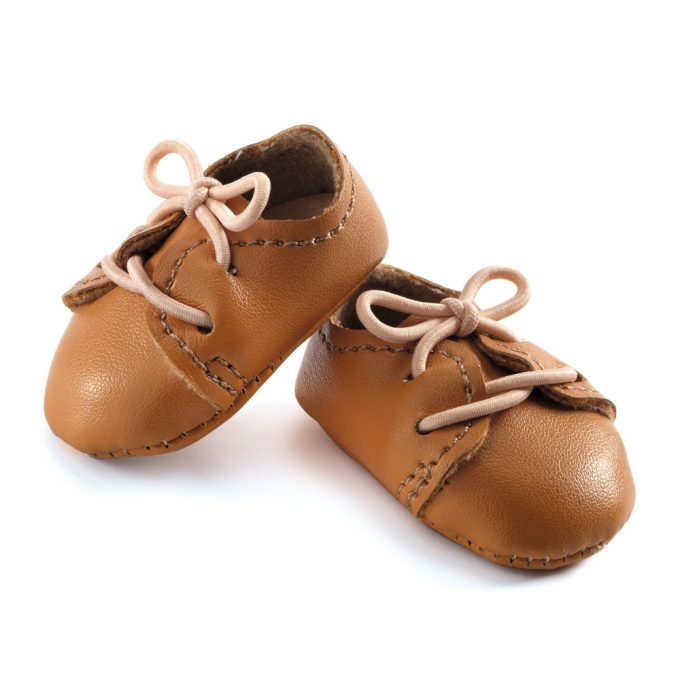 Djeco Játékbaba cipő - Barna cipőcske