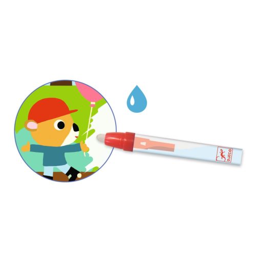 Djeco Vízzel színező készlet - Játszótéren