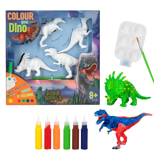 Dino World Kreatív dinoszaurusz festőkészlet