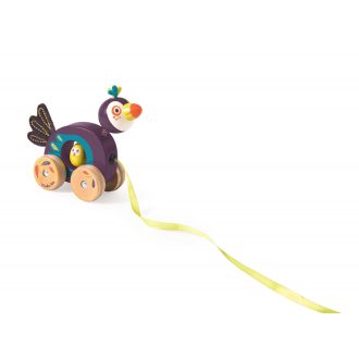 Moulin Roty Dzsungel - Kicsi húzható tukán