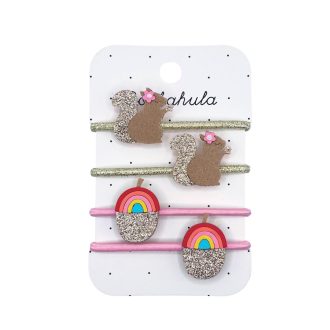 Rockahula Kids Mókus és szivárványmakk hajgumi szett