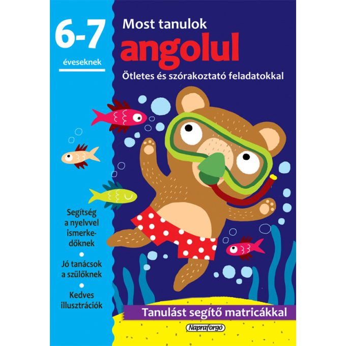 Most tanulok... angolul (6-7 éveseknek) - Napraforgó