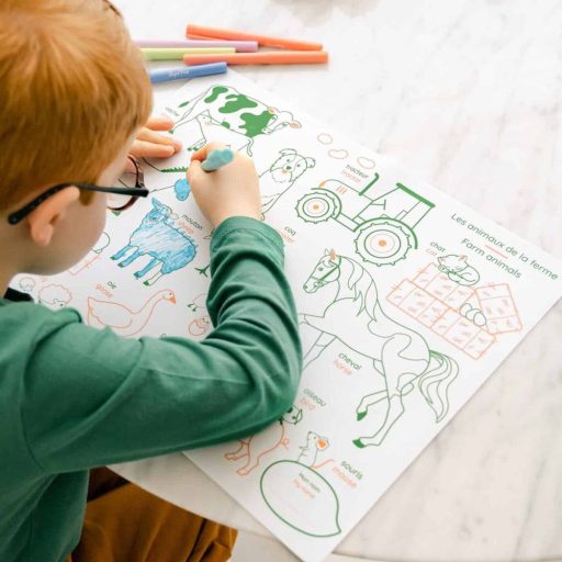 SuperPetit Szilikon kifestő szőnyeg - Haszonállatok