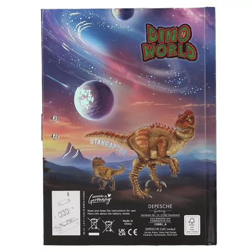 Dino World Titkos Napló Kóddal és Hanggal - GALAXY