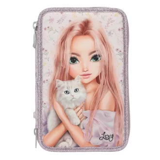 TOPModel 3 Emeletes Töltött Tolltartó - BLOOMING KITTY