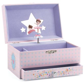 Djeco Zenélő ékszertartó doboz - Balerina dallama