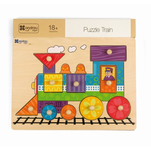 Andreu Toys Formaillesztő Puzzle - Vonat