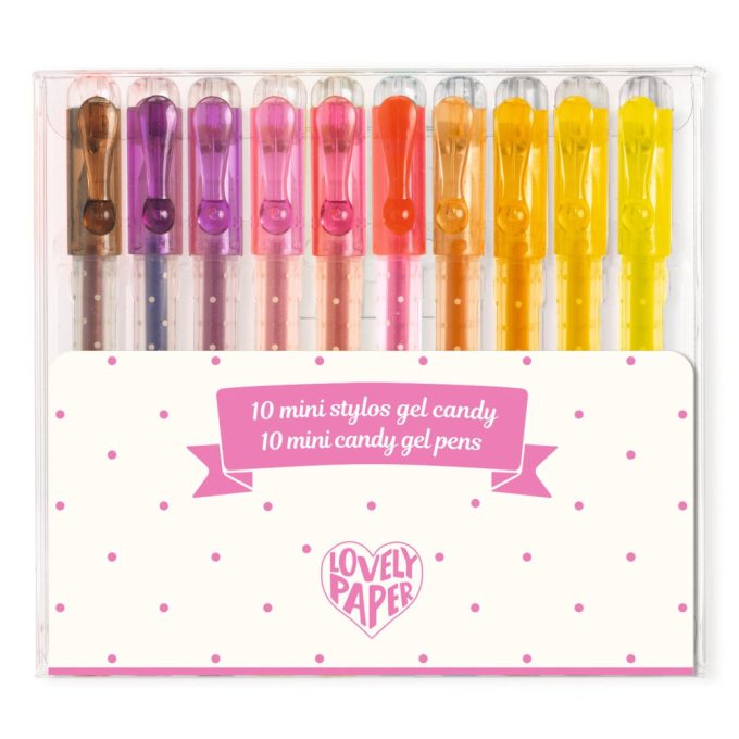 Djeco Zselés mini toll készlet - 10 cukorka színben