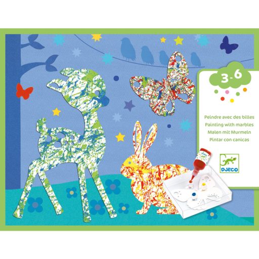 Djeco Gouache festék - Folyékony, 8 szín