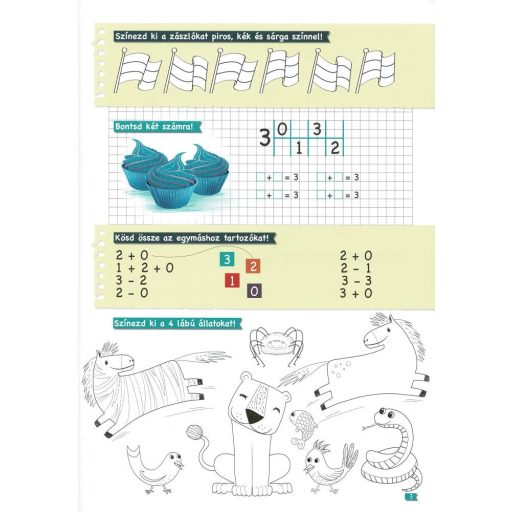 Napraforgó Tanoda - Gyakorlófeladatok elsősöknek 2.