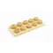 Andreu Toys Sensory Cylinders 10 darabos fa érzékelést fejlesztő hengerek gravírozott mintákkal, 27x11,5 cm