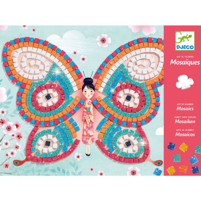 Mozaikkép készítés - Pillangók - Djeco