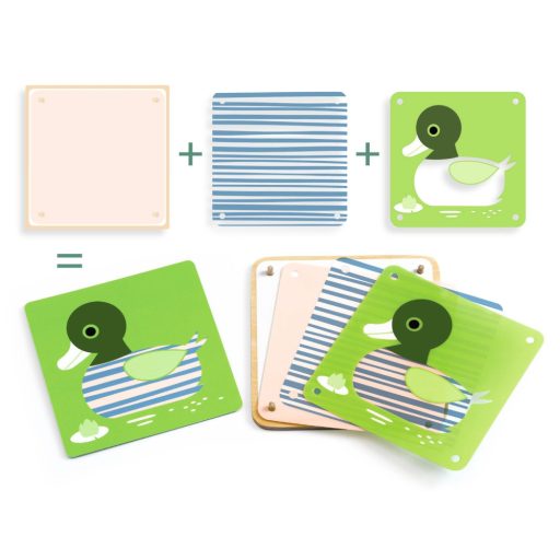 Djeco Fejlesztő játék - Állati tervezés - Animologix