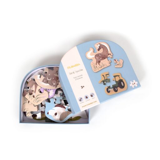Filibabba Puzzle - Farm állatok 7 db-os