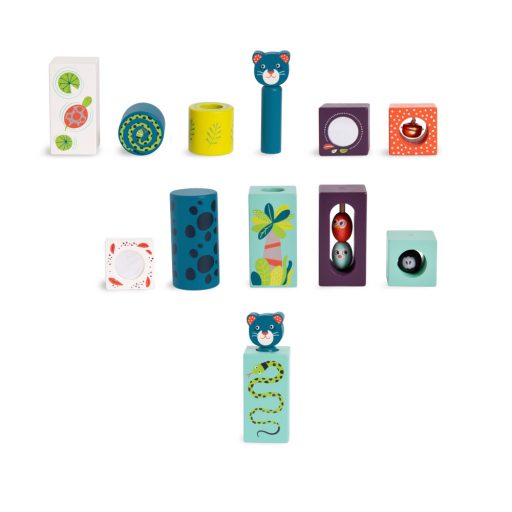Moulin Roty Dzsungel - Készségfejlesztő kockák