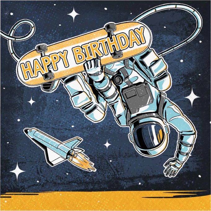 Születésnapi szalvéta - Űrhajós