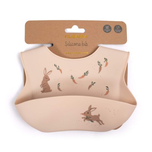 Filibabba Szilikon előke mintával - Carrot Thief