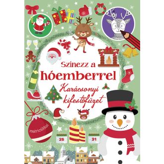 Napraforgó Színezz a hóemberrel