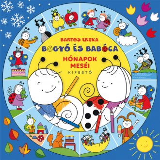 Pagony Bogyó és Babóca - Hónapok meséi - kifestő