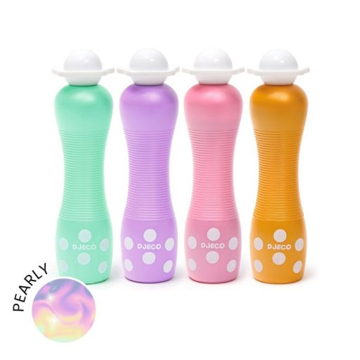 Djeco Marok filc készlet 4 gyöngyház színben - Pontozó színezés