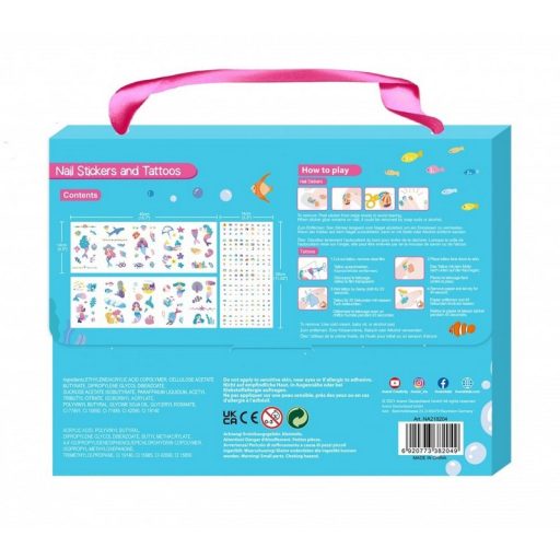 Avenir Tetováló és körömmatrica készlet, Sellők