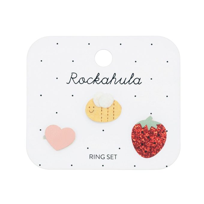 Rockahula Kids - Strawberry Fair gyűrű készlet