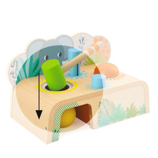 Djeco Felfedező játék - Kalapáló - Multitap