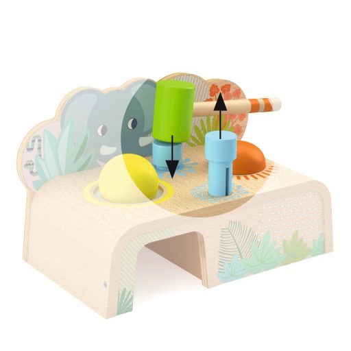 Djeco Felfedező játék - Kalapáló - Multitap