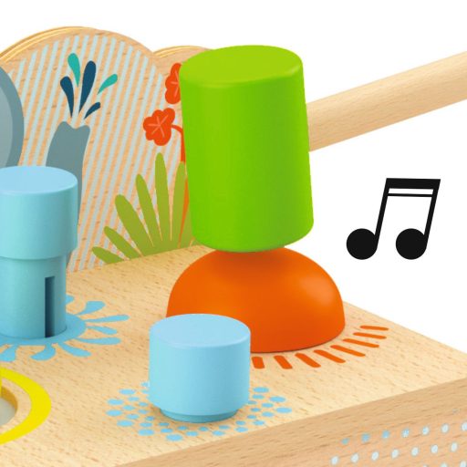 Djeco Felfedező játék - Kalapáló - Multitap