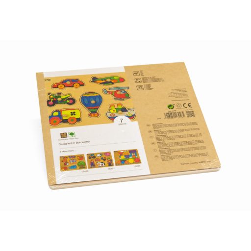 Andreu Toys Formaillesztő Puzzle - Közlekedés