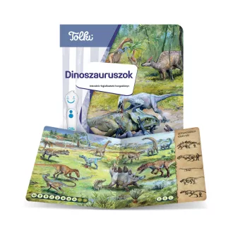   Tolki Interaktív foglalkoztató hangoskönyv - Dinoszauruszok