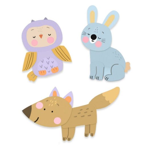 Djeco Ujjfestés - Kisállatkák, matricákkal