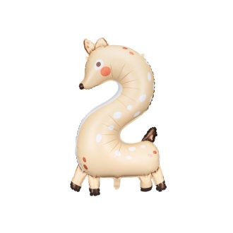 Party Deco 2-es számú fólia lufi - Őzike