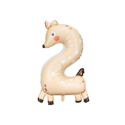 Party Deco 2-es számú fólia lufi - Őzike