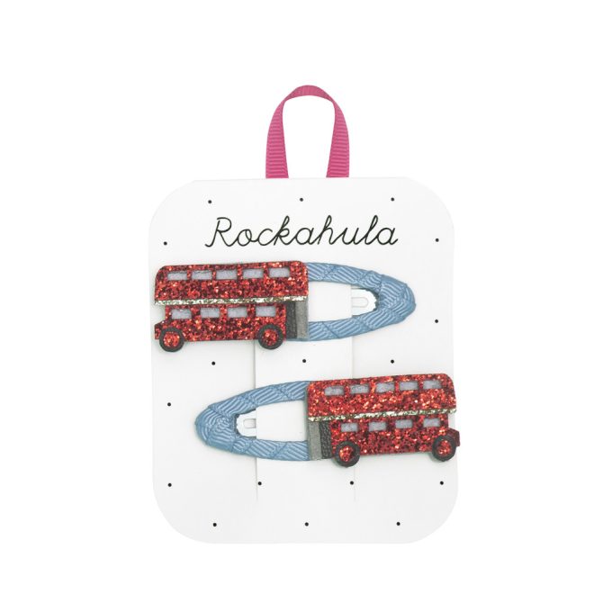 Rockahula Kids - Londoni buszos hajcsatok 2db