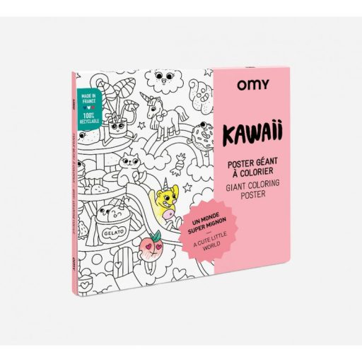 OMY Kawaii - Óriás színező poszter