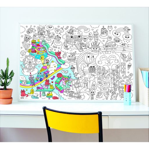 OMY Kawaii - Óriás színező poszter