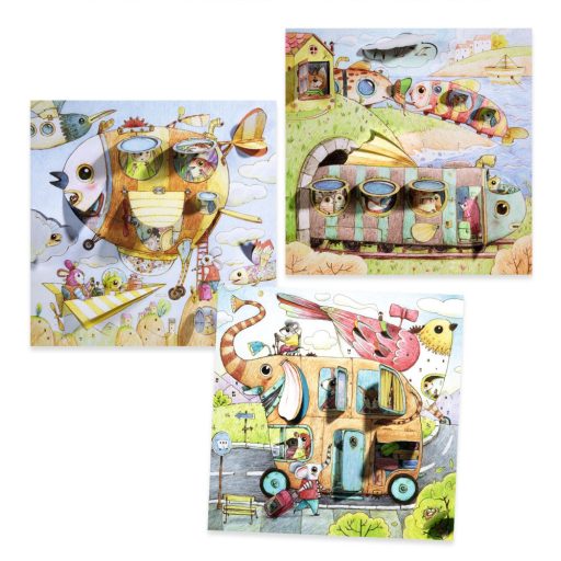 Djeco Meglepetés színezők - Maló utazásai