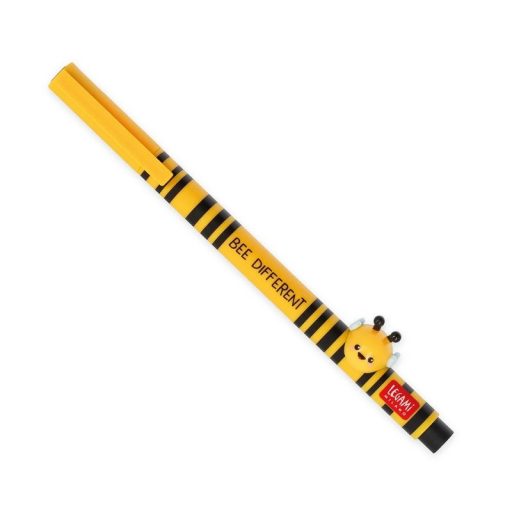 Legami zselés toll, méhecske figurával, fekete tintával