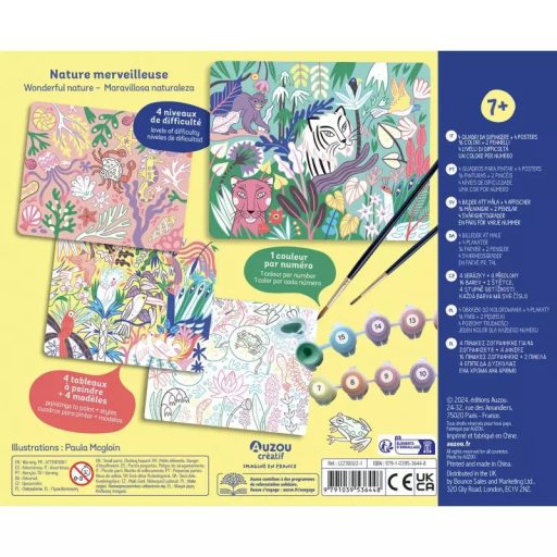 Auzou Kreatív festés számok szerint, Természet