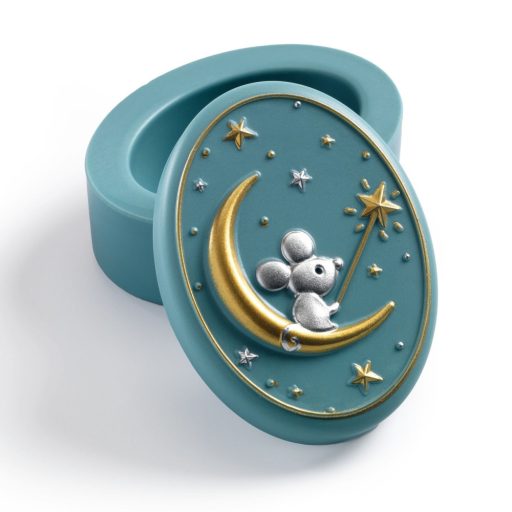 Djeco Tejfogtartó doboz - Pasztell - Sötét türkiz