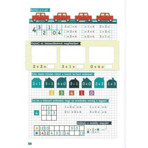 Napraforgó Tanoda - Gyakorlófeladatok elsősöknek 1.