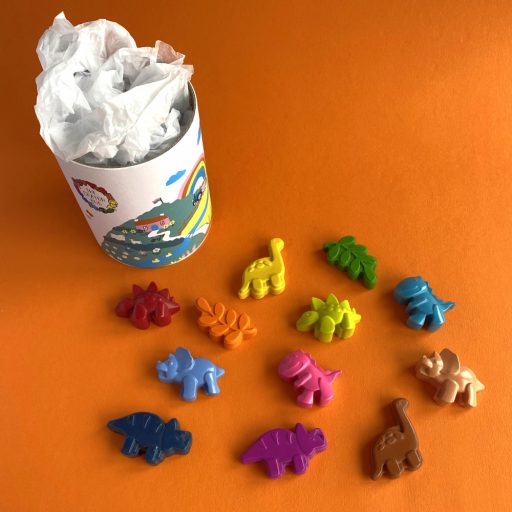 The Crayon Bug Kézzel készített zsírkréta - Dinók