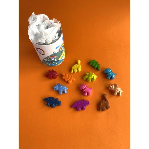 The Crayon Bug Kézzel készített zsírkréta - Dinók