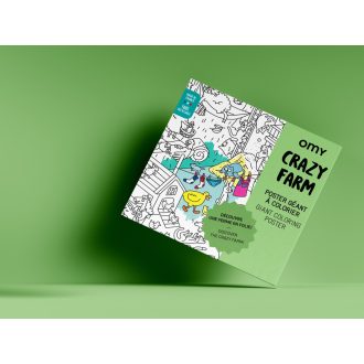 OMY Őrült Farm - Óriás színező poszter